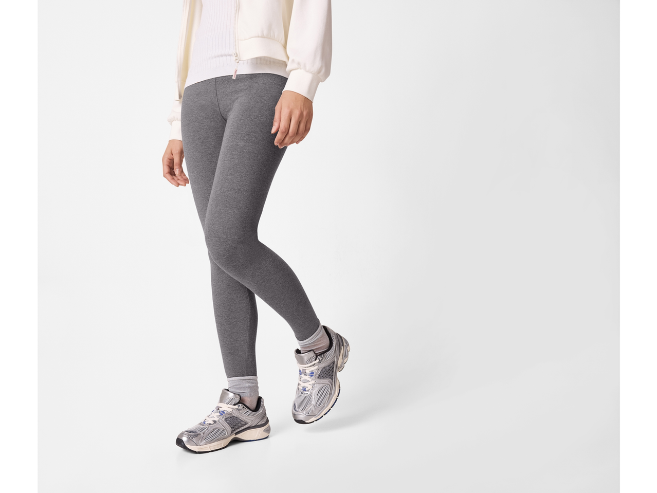 esmara® Γυναικείο γκρι κολάν με αθλητικά παπούτσια