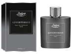 Deluxe Adventurous vyriški kvepalai, 100 ml, pilkoje pakuotėje ir buteliuke.