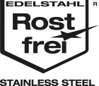 Étiquette Delotahl® : Rostfrei, acier inoxydable.