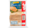 Tastino Naanbrodtjes Naturel: Twee Indiase plattebroden in verpakking.