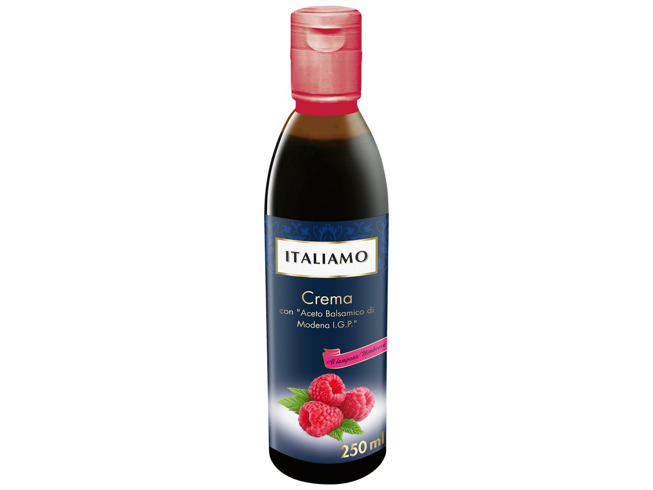 Crème balsamique à la framboise de 250 ml.