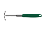 PARKSIDE® Aiatööriist rohelise käepideme ja metallpeaga umbrohu eemaldamiseks.