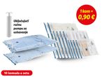 Set za vakuumsko pakiranje: vrećice, pumpa i zatvarači.