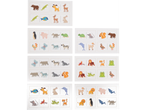 Cartas de animais, jogo da memória.
