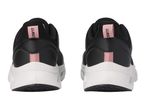 CRIVIT women's black and pink athletic shoes, back view