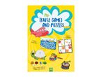 My Travel Games and Puzzles book with a maze, fruit sudoku, and a turtle game.