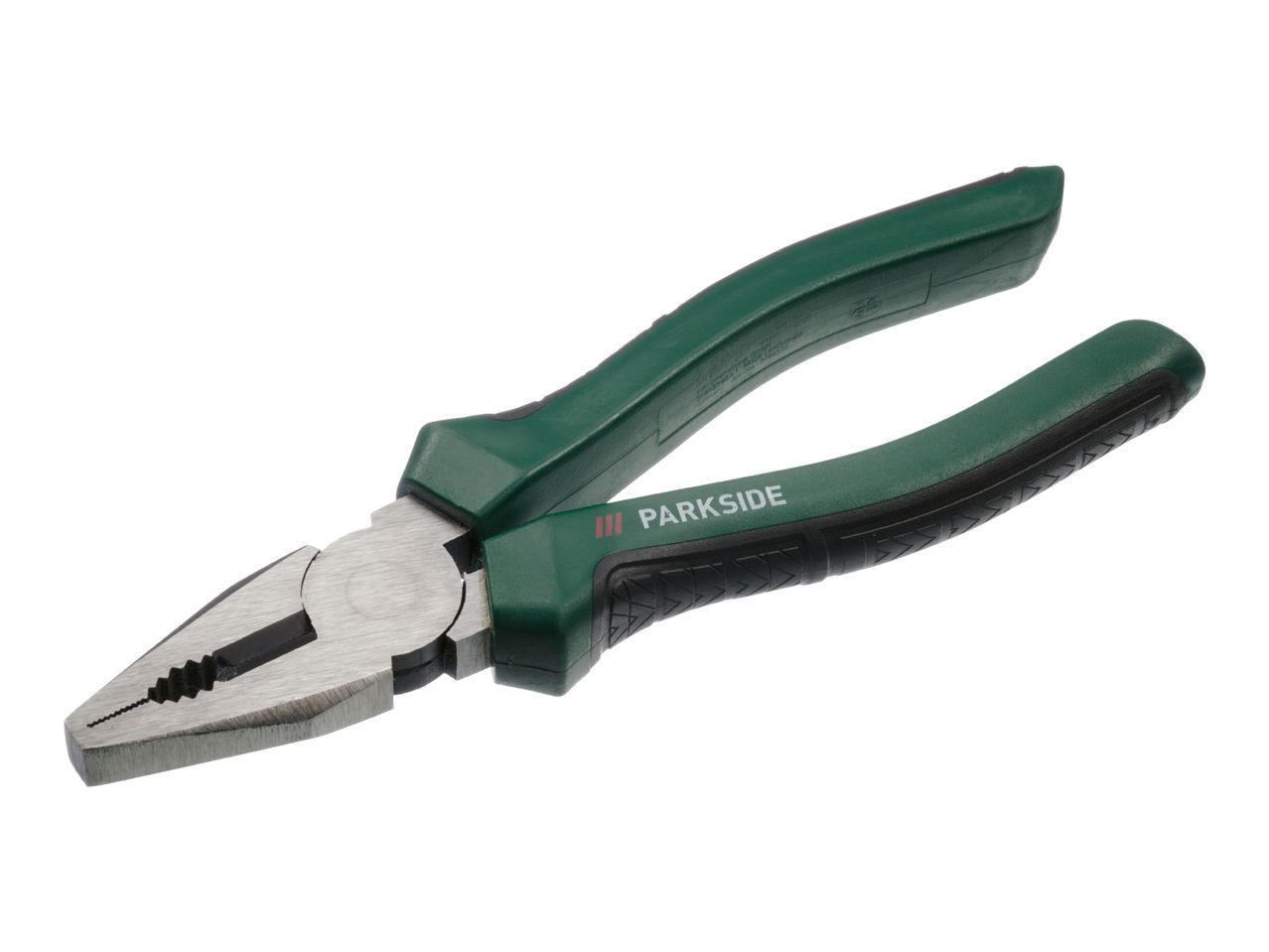 PARKSIDE combination pliers with green and black handles