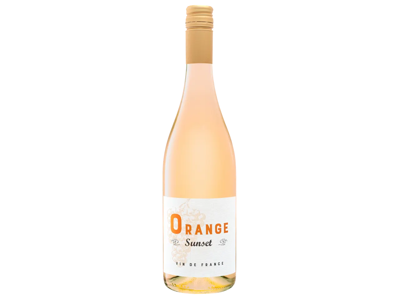 Ga naar volledige schermweergave: Orange Sunset Vin de France - afbeelding 1