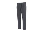 Dark grey men's casual trousers with a drawstring waist.