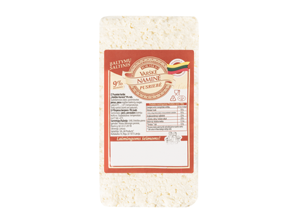 Pusriebė „Naminė“ varškė, 9 %, 1 kg