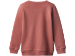 Camisola de manga comprida cor ferrugem vista de costas