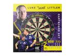 Luke 'The Nuke' Littler dartboard set with two sets of darts, featuring Target branding.