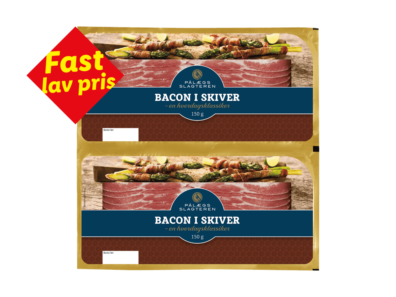 Skiveskåret bacon