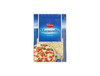 Pacote de 250g de queijo mozzarella Milbona especial para pizza.