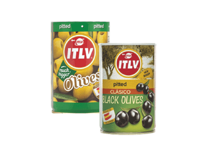 Juodos arba žalios alyvuogės be kauliukų