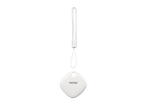White Tronic® Smart Tag Finder with a strap on a black background.