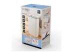 White 50-litre sensor bin with hygienic touch-free opening and a 3-year guarantee.