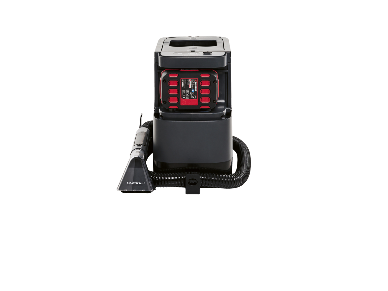 Aspirator de tapițerie și covoare cu acumulator Silvercrest® cu furtun și duză