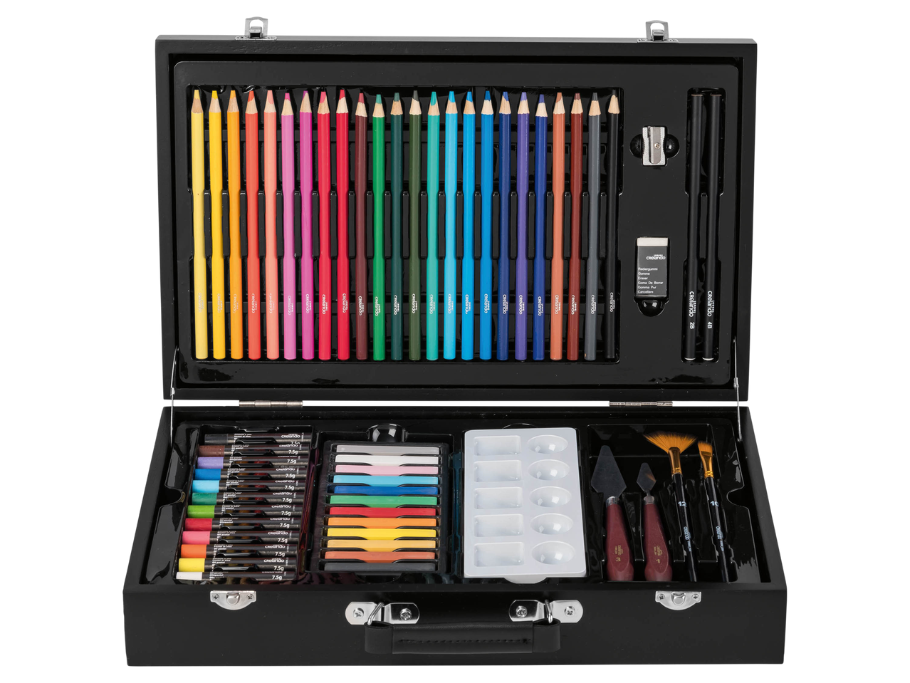 Valigetta per dipingere e colorare, 82 pezzi