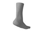 Single grey sock on a white background