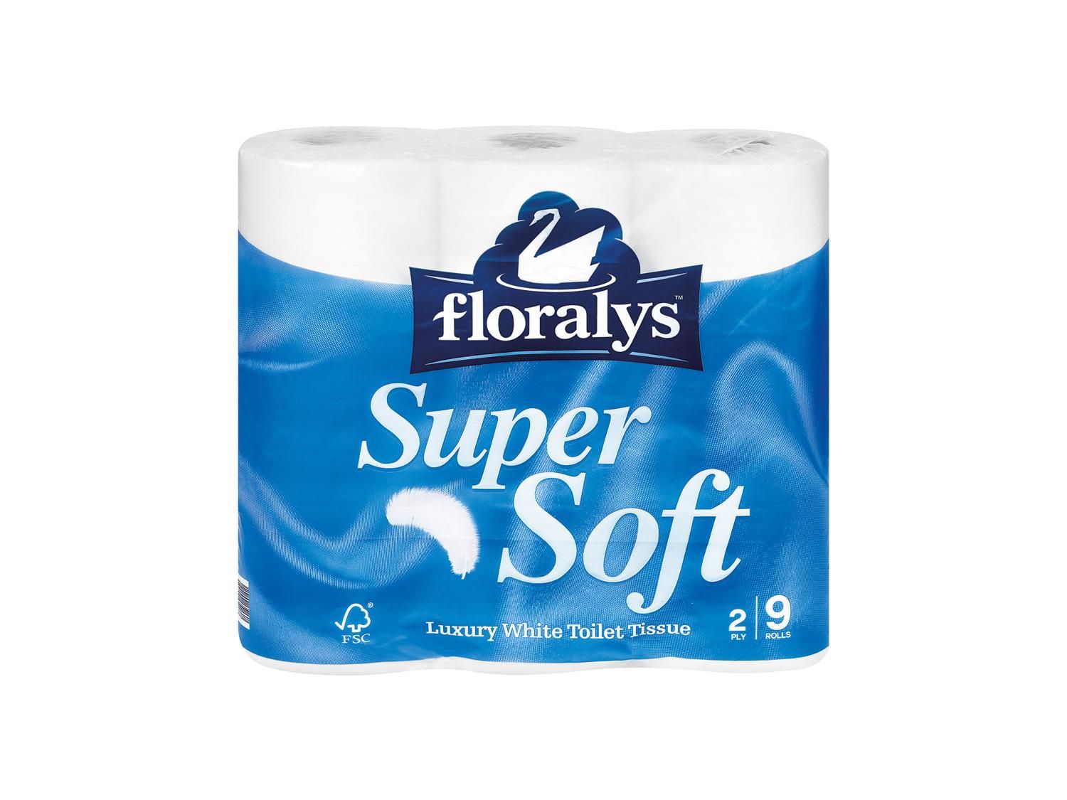 Floralys Premium White Toilet Tissue - Lidl | UK