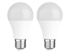 Δύο LED λαμπτήρες σε σχήμα σταγόνας.