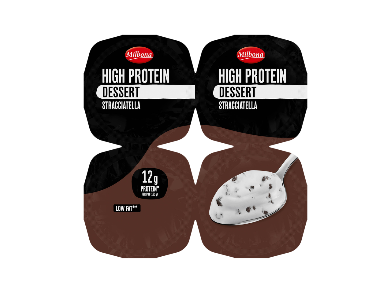 Yogurt alla stracciatella ad alto contenuto proteico