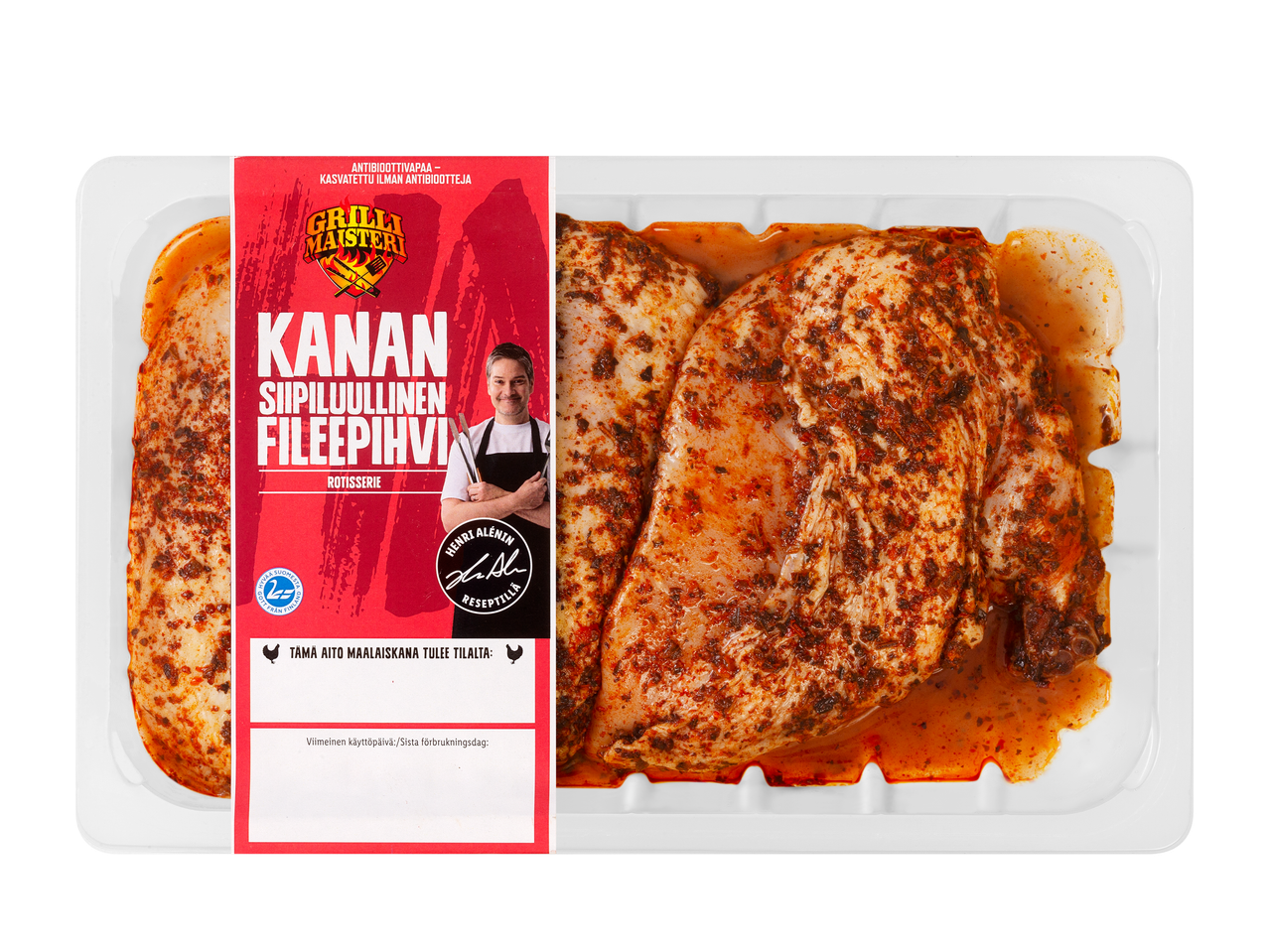 Kanan siipiluullinen fileepihvi