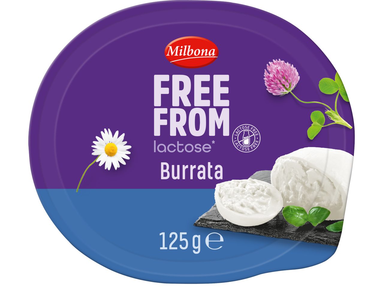125g контейнер с безлактозна бурата от Violife.