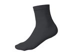 Single dark grey ankle sock with ribbed cuff