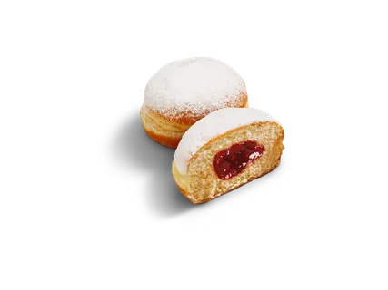 Berliner mit Mehrfruchtfüllung