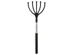 Black head massager with a retractable handle.