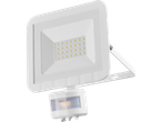 Proiector LED alb cu senzor de mișcare integrat.