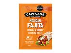 Capicana Mexican Fajita Chilli & Honey Cooking Sauce packet.