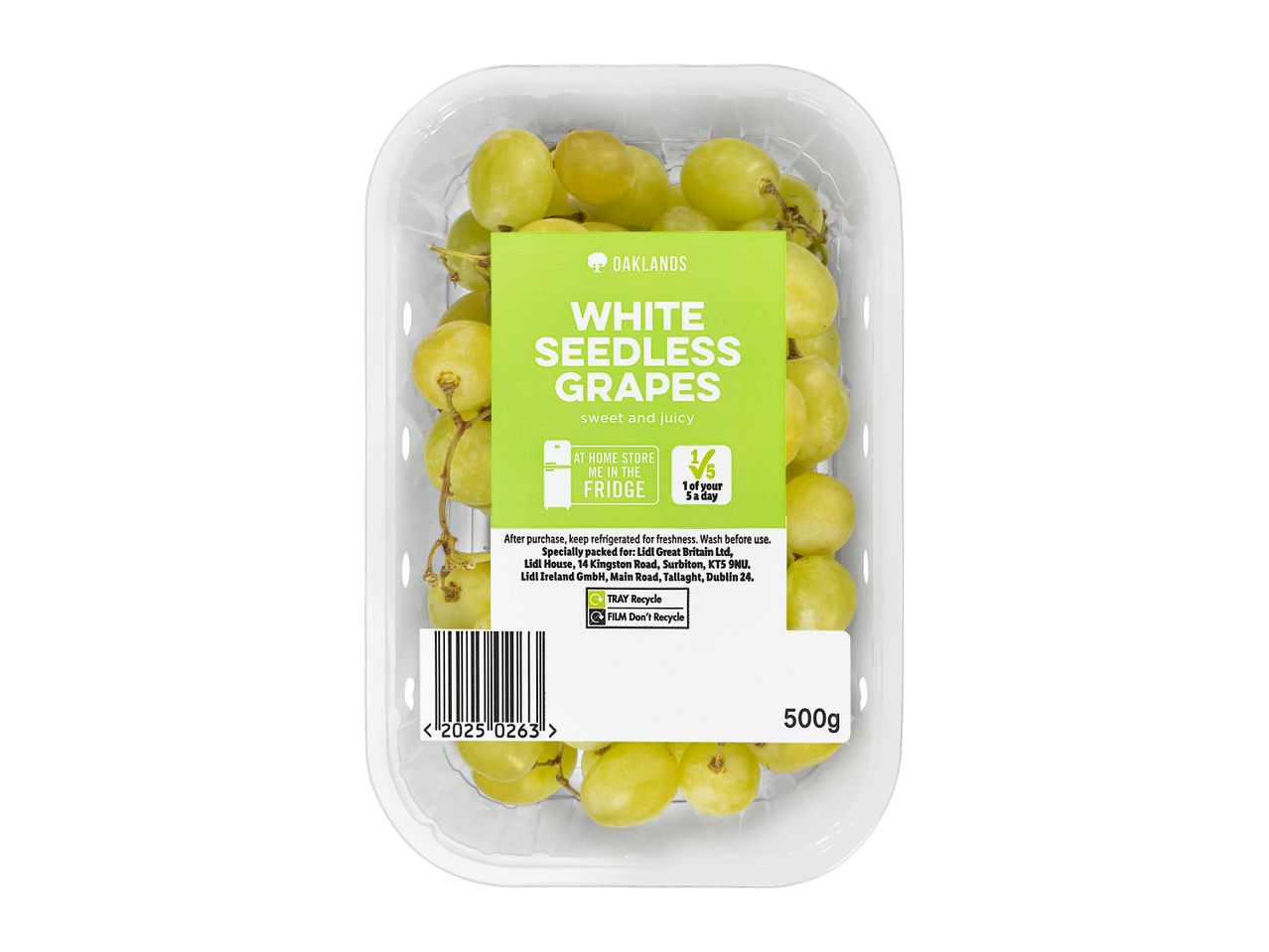 Go to full screen view: Oaklands White Seedless Grapes - Image 2