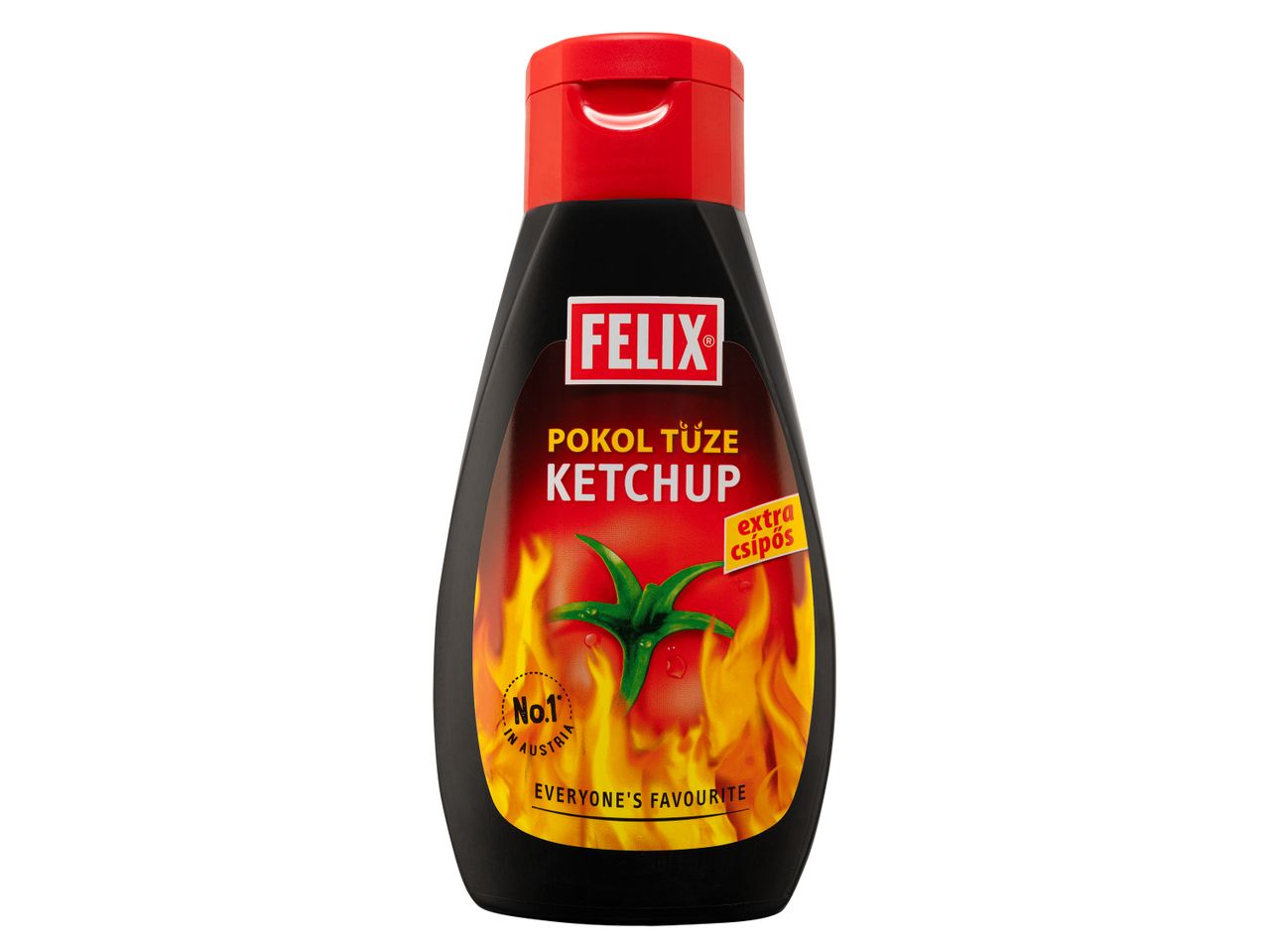 Felix Pokol Tűze extra csípős ketchup.