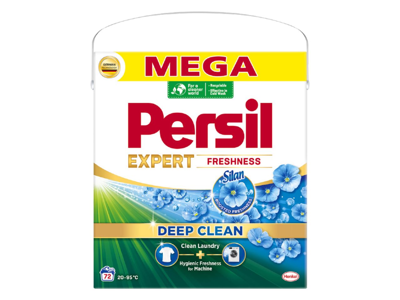 Persil Expert Freshness: veļas mazgāšanas līdzeklis ar Silan, dziļa tīrīšana.