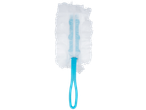 Σκούπα σκόνης JES COLLECTION, λευκή και γαλάζια, με πλαστική λαβή