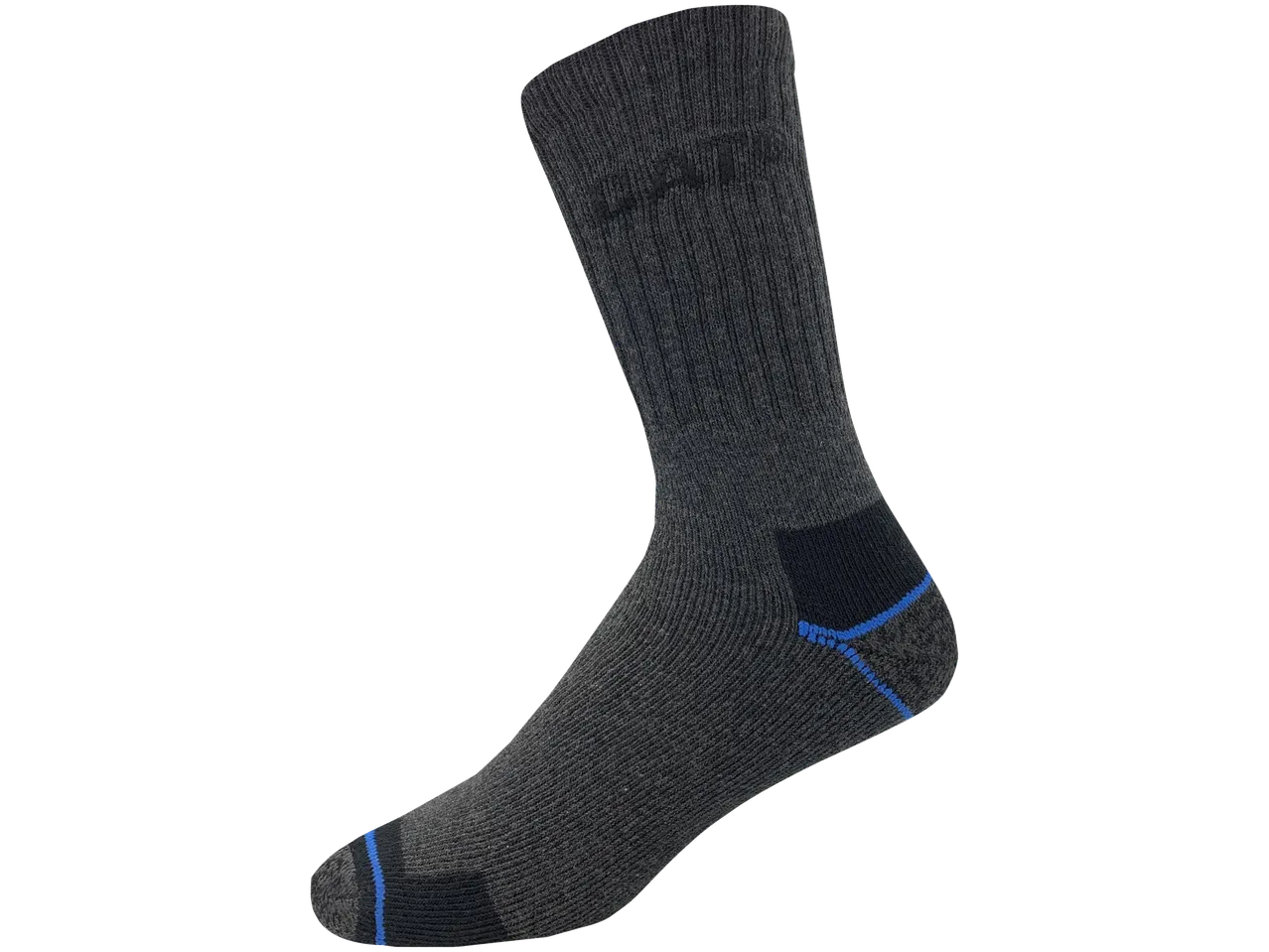 CAT® COOLMAX® werksokken in donkergrijs met blauwe accenten