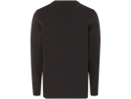 Svart långärmad t-shirt, bakifrån.