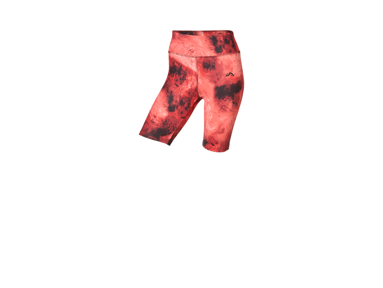 Red women's athletic shorts.