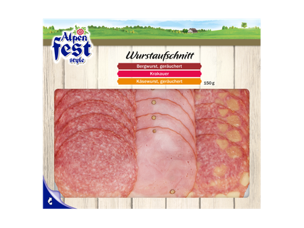 Alpenfest Wurstaufschnitt