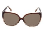 Brown gradient sunglasses with dark lenses