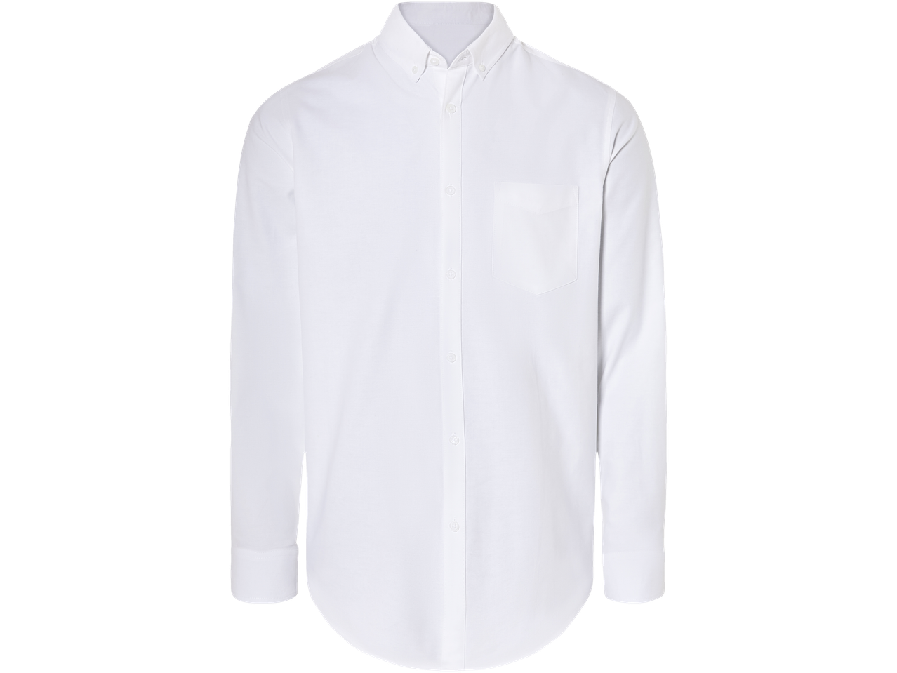 Valge pika varrukaga särk.