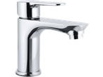 Livarno Mixer Tap Assortment: A sleek, chrome-plated single-lever basin mixer tap.