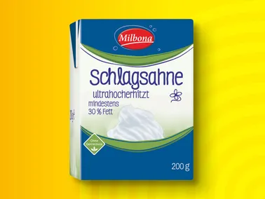 Milbona Haltbare Schlagsahne