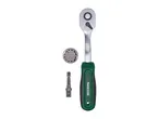 Parkside ratchet with interchangeable bits and sockets.