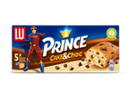 Verpakking van 5 chocoladecakejes met een prins en een kroon, met voedingsinformatie.