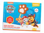 Paket šestih lizijk Paw Patrol v obliki šape.