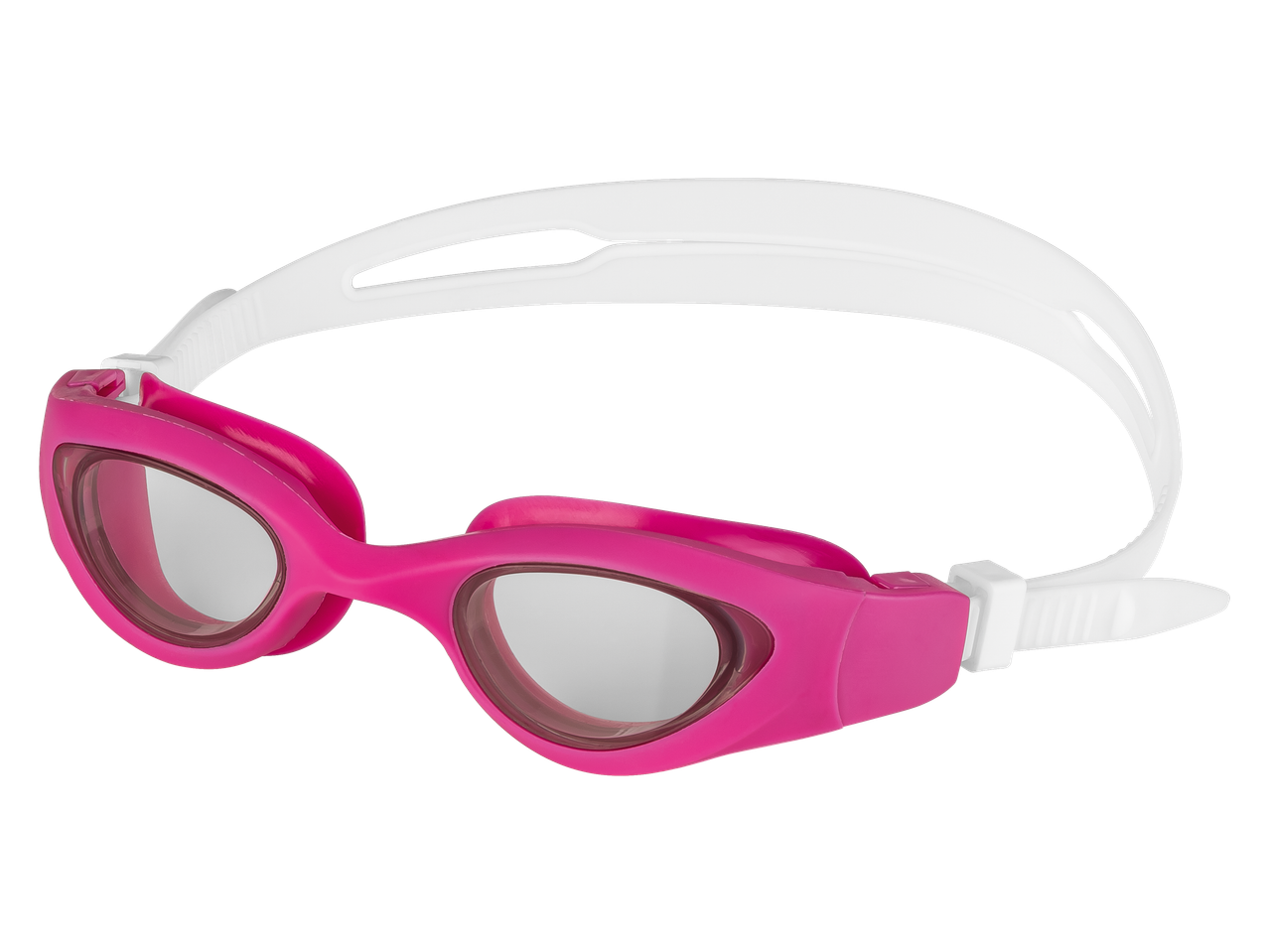 CRIVIT Swimming Goggles in pink with a white strap